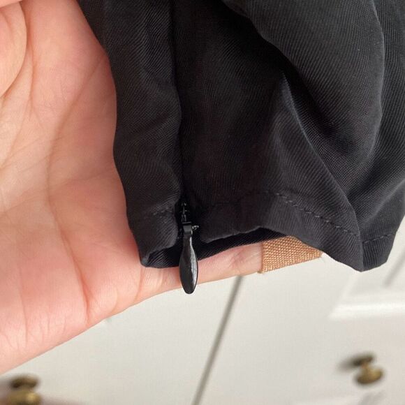 Madewell Brushed Ruched-Front Top True Black Size 00 NWT‎ - Picture 7 of 8